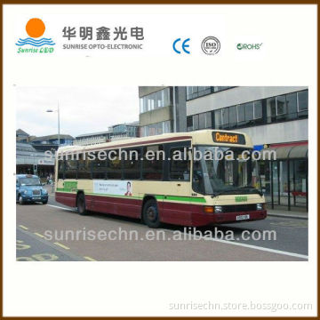 hot item 2013: P10 bus led display board in amber and red color
